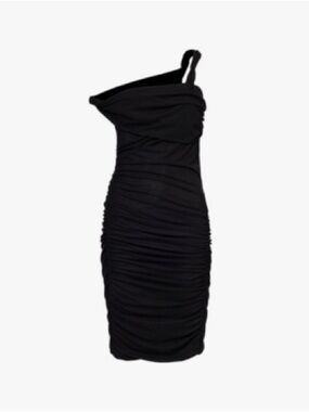 NWT Reformation x Laura Harrier Alycia ruched knitted midi dress XS